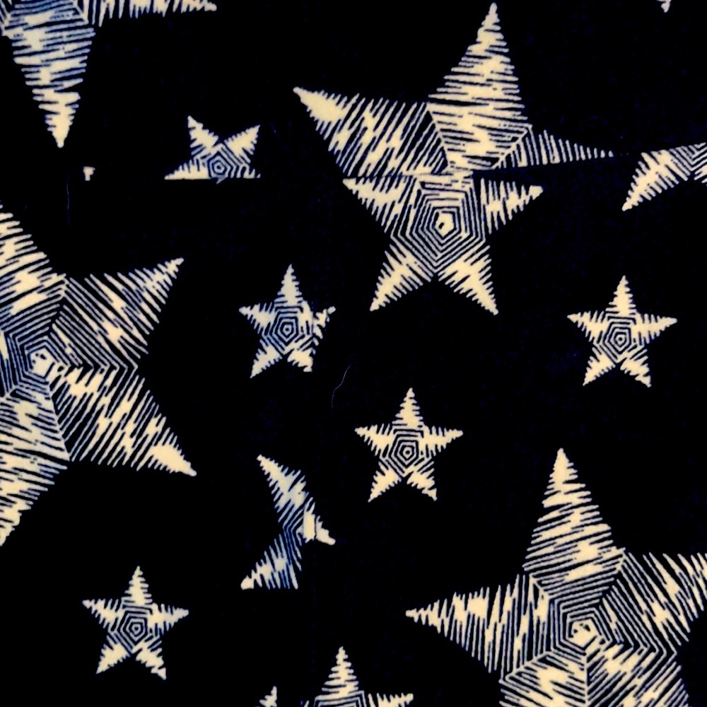 NWOT girls lularoe leggings size L/XL blue stars
